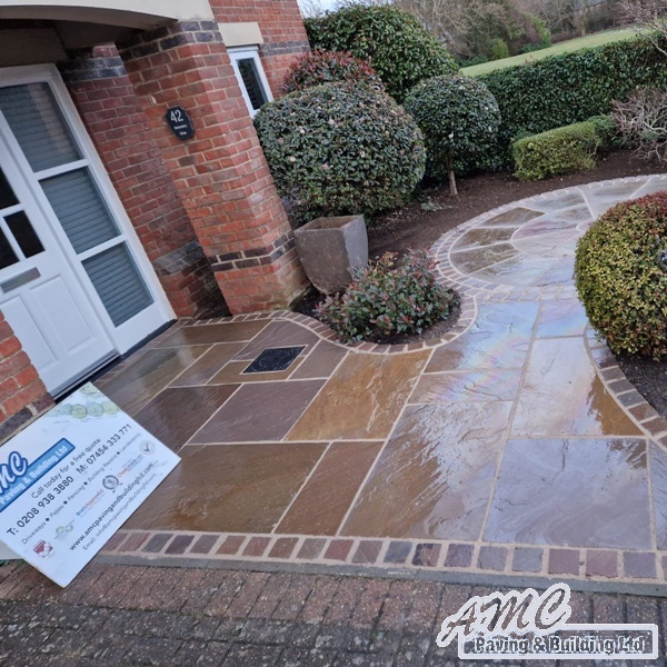 New patio by AMC Paving